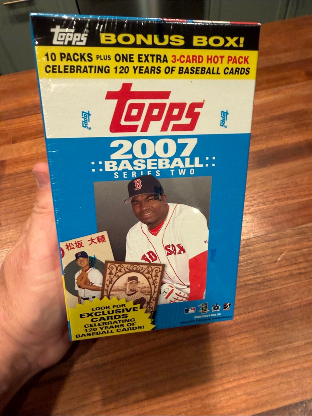 SEALED- Topps Blue 2007 Baseball Series Two Bonus Box